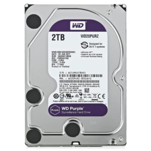Жесткий диск WD Purple, 2 Тб, HDD, SATA III, 3.5″