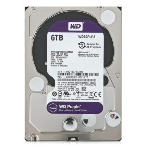 Жесткий диск WD Purple, 6 Тб, HDD, SATA III, 3.5″